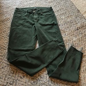 Scissor-cut Hem Jeans