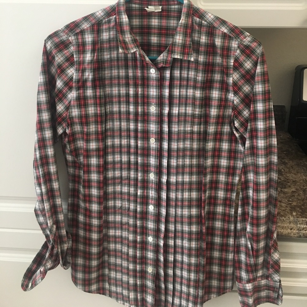 J. Crew Pleated Front Shirt