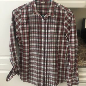 J. Crew Pleated Front Shirt