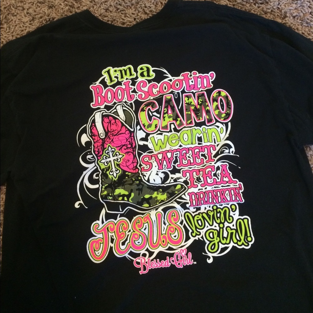 Blessed girl t shirt