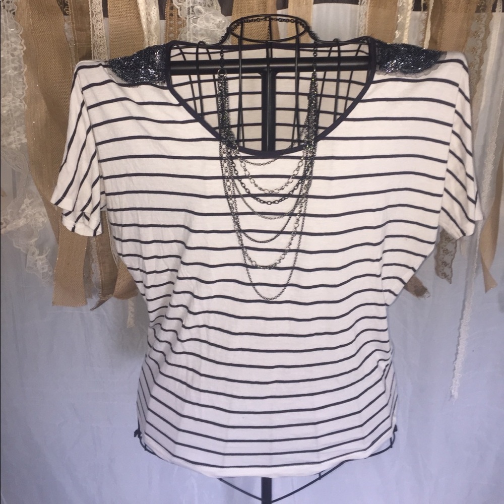 Fun and comfy ANA beaded top