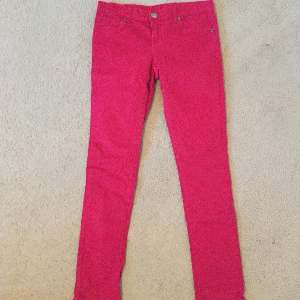 Magenta skinny jeans size 7/8