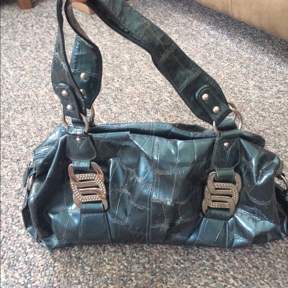 Teal purse