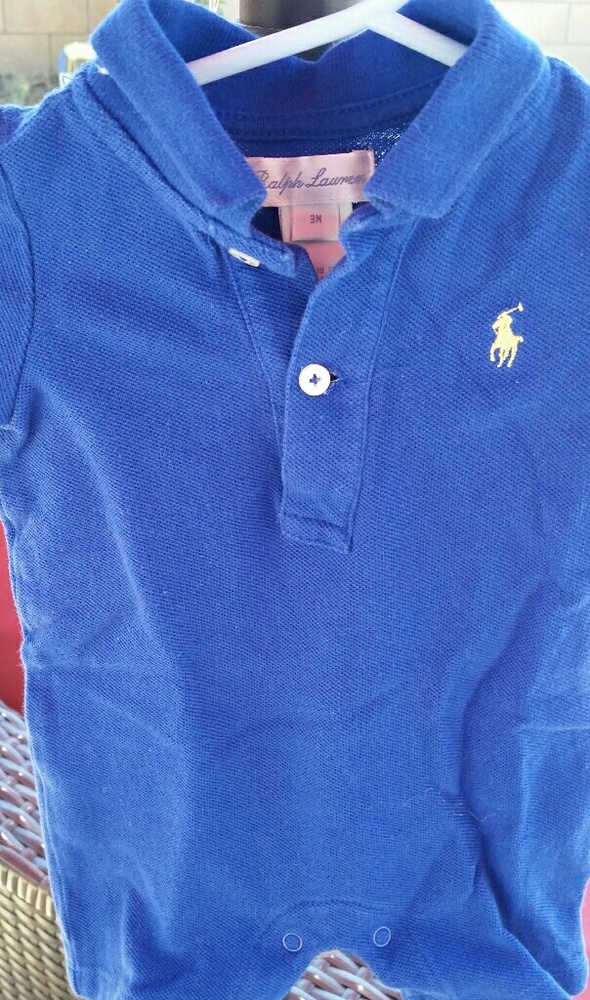 Ralph Lauren baby romper 3mos