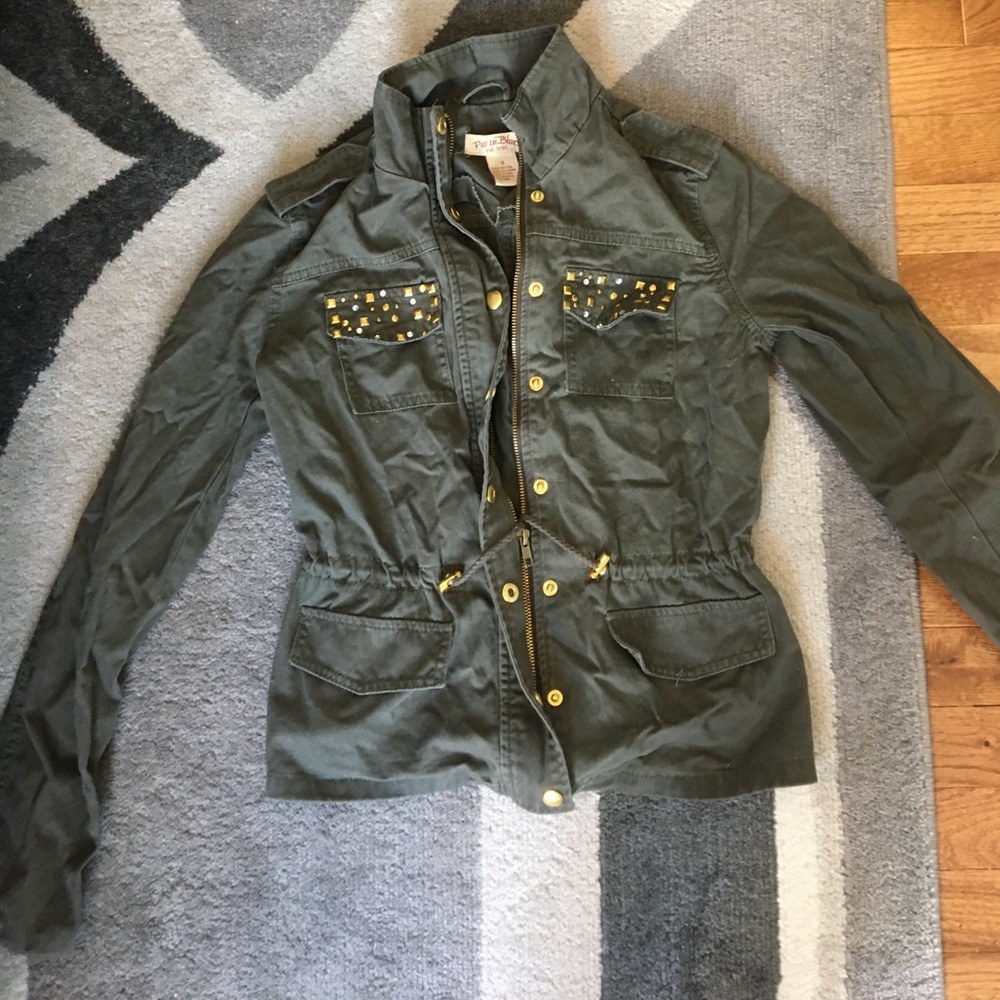 Army green jacket