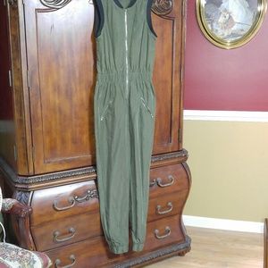 Olive green Rue 21 jumpsuit.