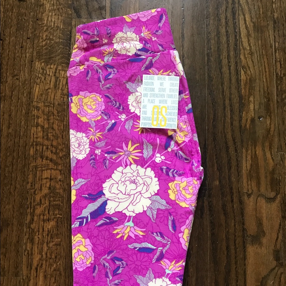 LuLaRoe New OS Floral Leggings