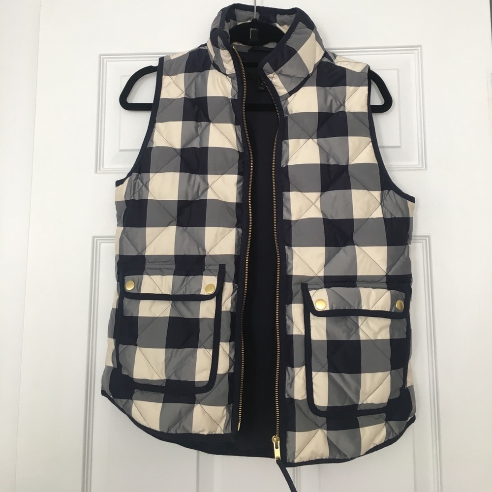 Plaid JCrew Vest