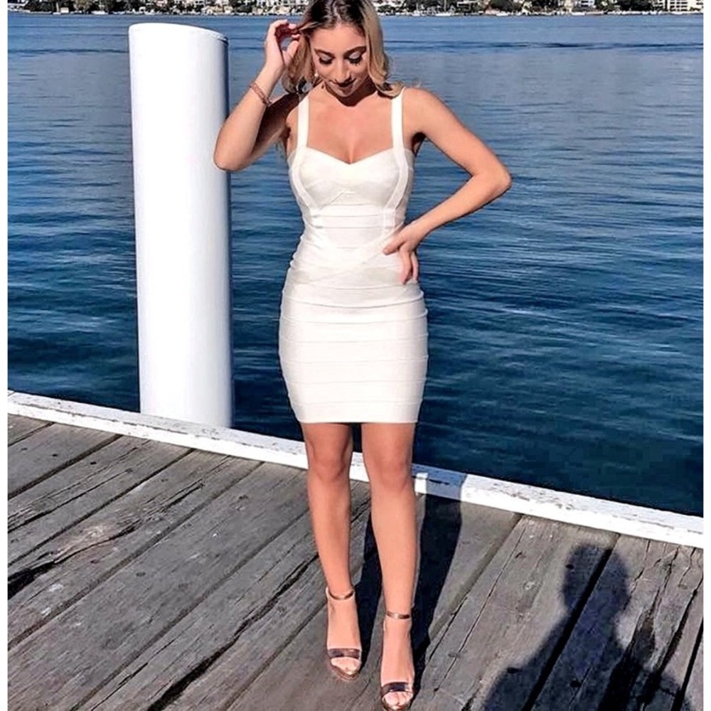 Brazilian Thick High Quality Bodycon Bandage Dress - Picture 4 of 8