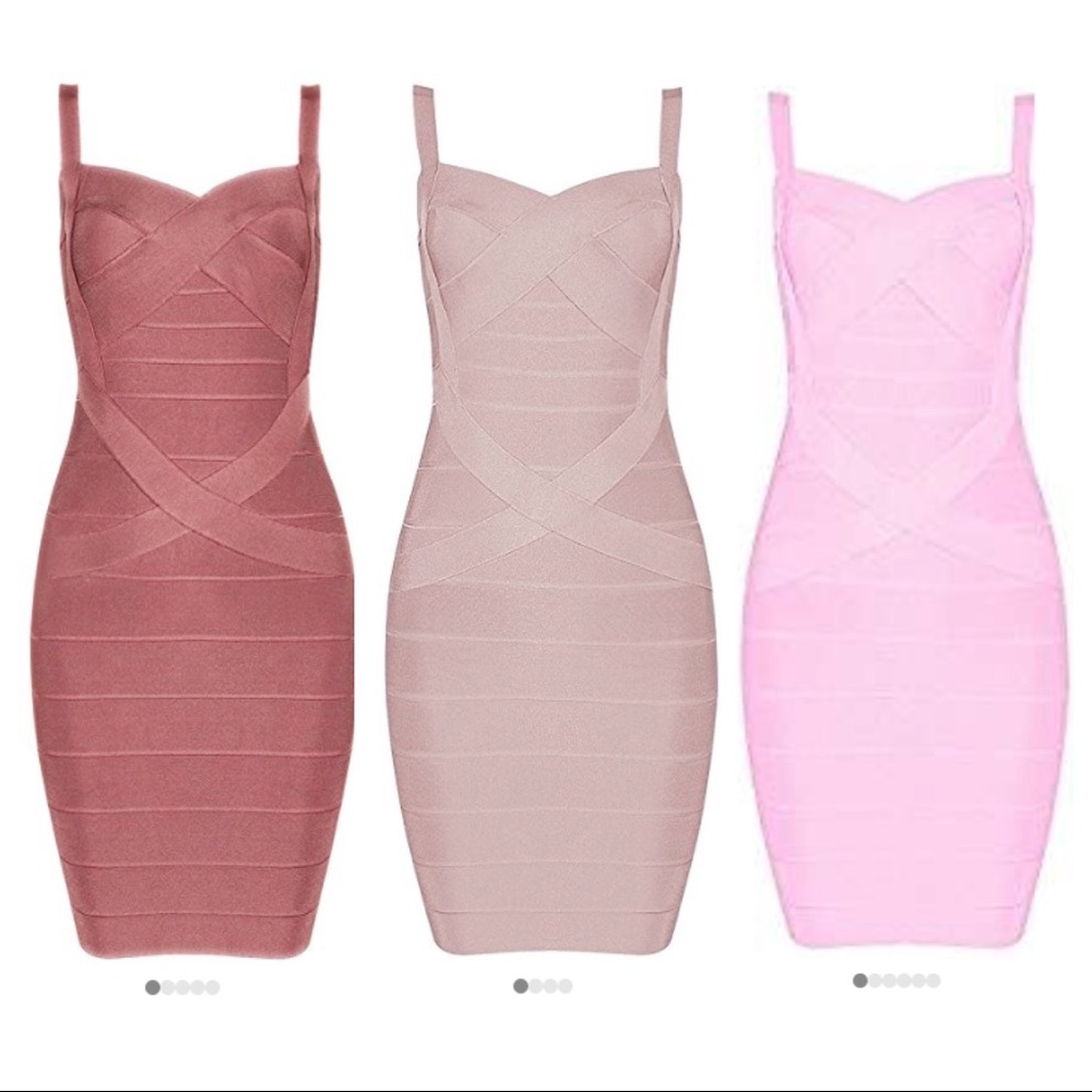 Brazilian Thick High Quality Bodycon Bandage Dress - Picture 2 of 8