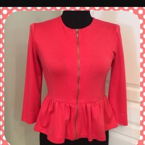 Stoosh Women's peplum jacket size small