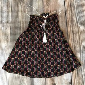 Flower printed tank top