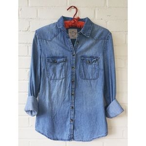 H&M Denim Shirt Slim