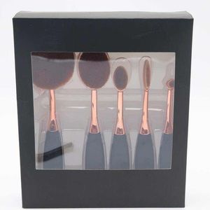 ☘️☘️New 5pcs Rose Gold Ovals  Toothbrush Set