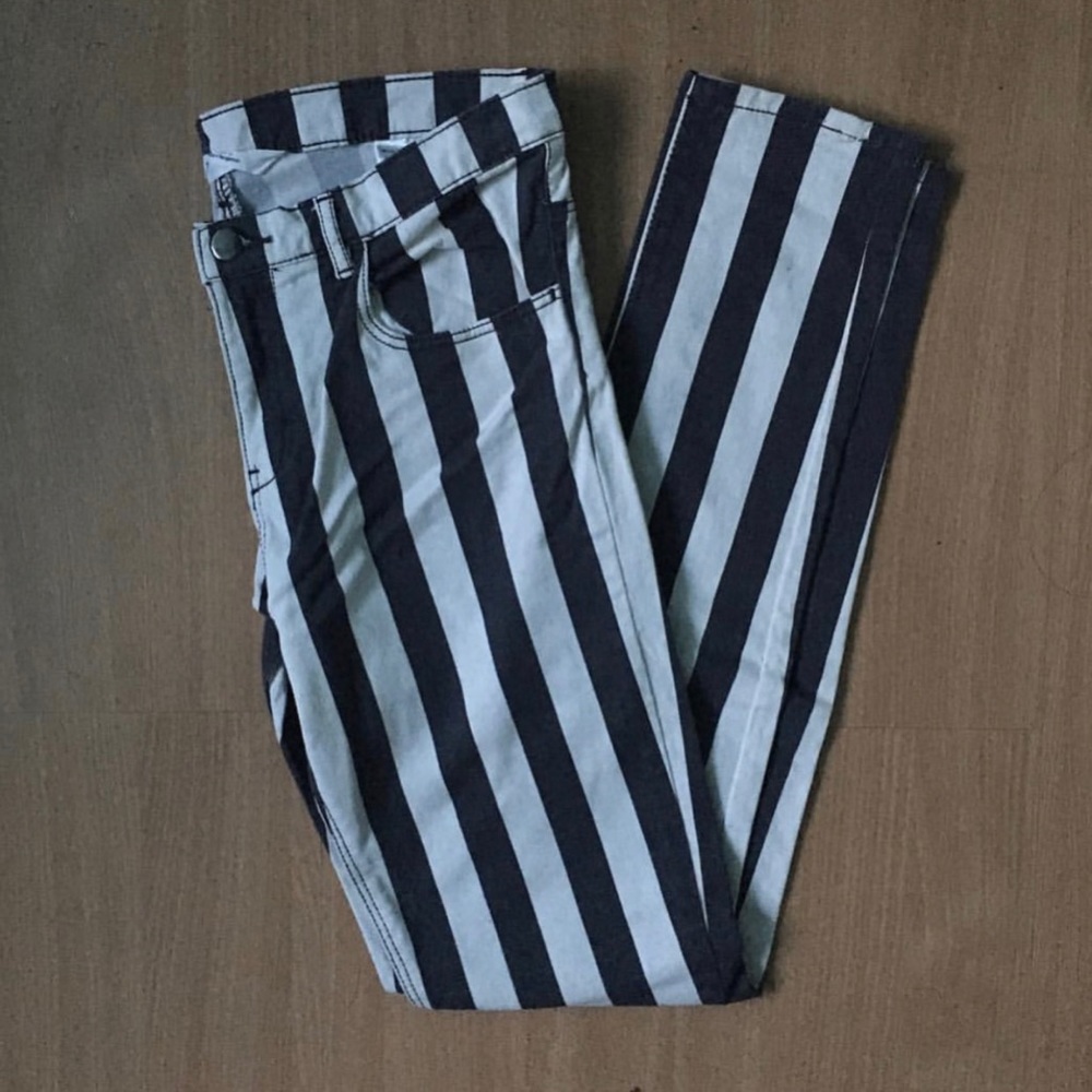 H&M stripe jeans
