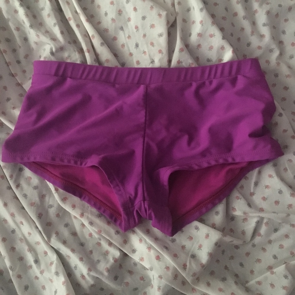 ‼️SOLD‼️ SO purple swim shorts