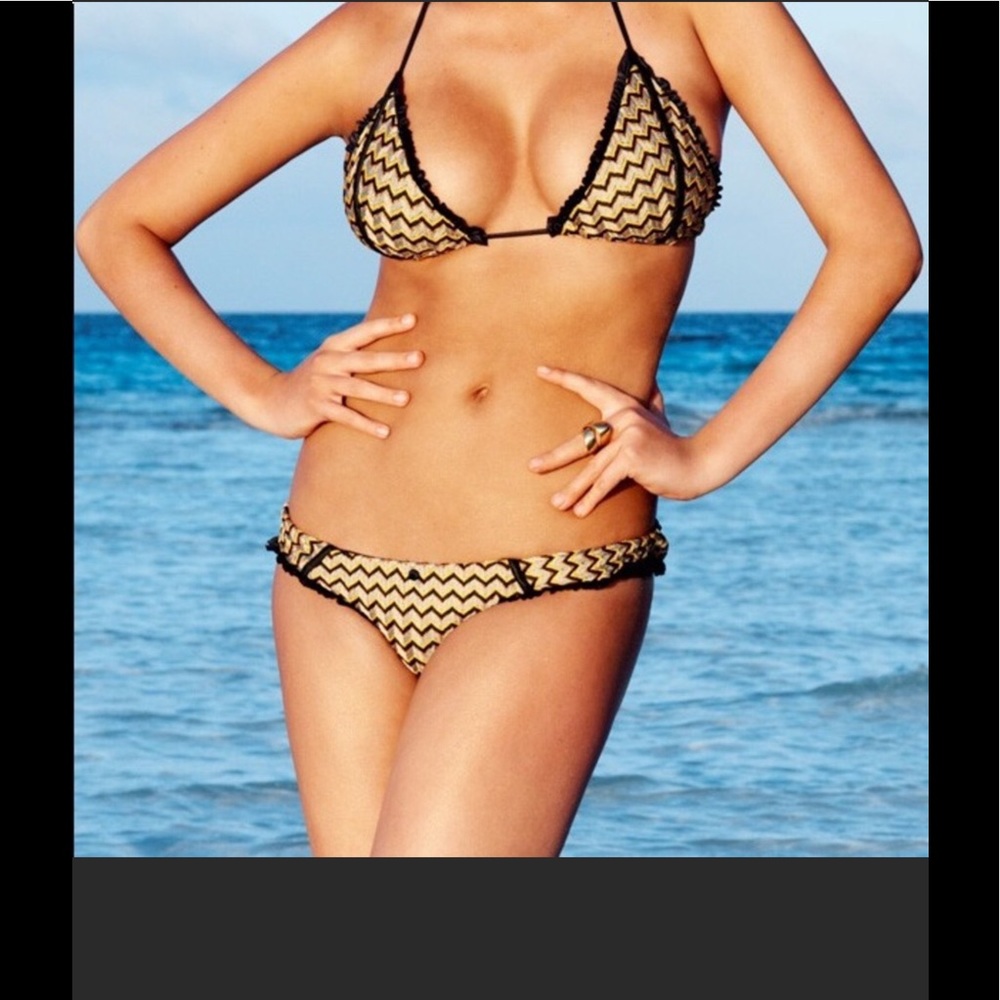 Beach bunny chevron swimsuit