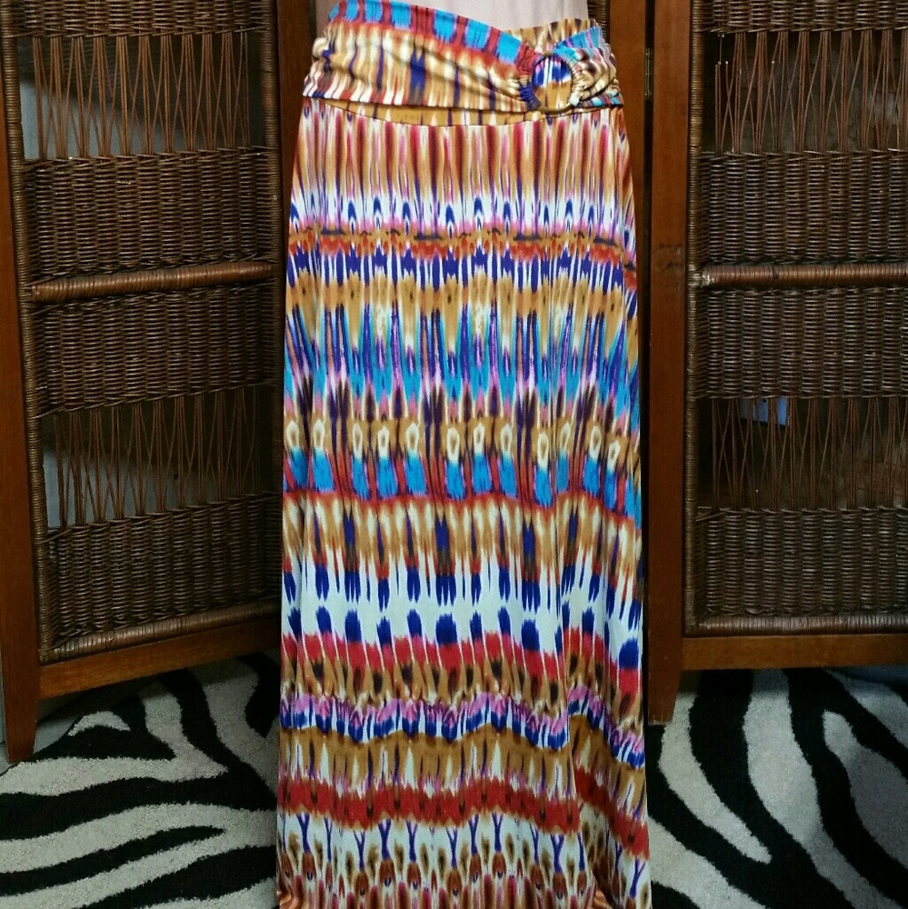 Colorful design skirt