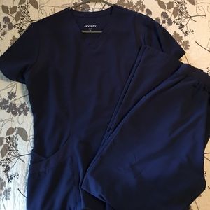 Navy blue Jockey scrubs