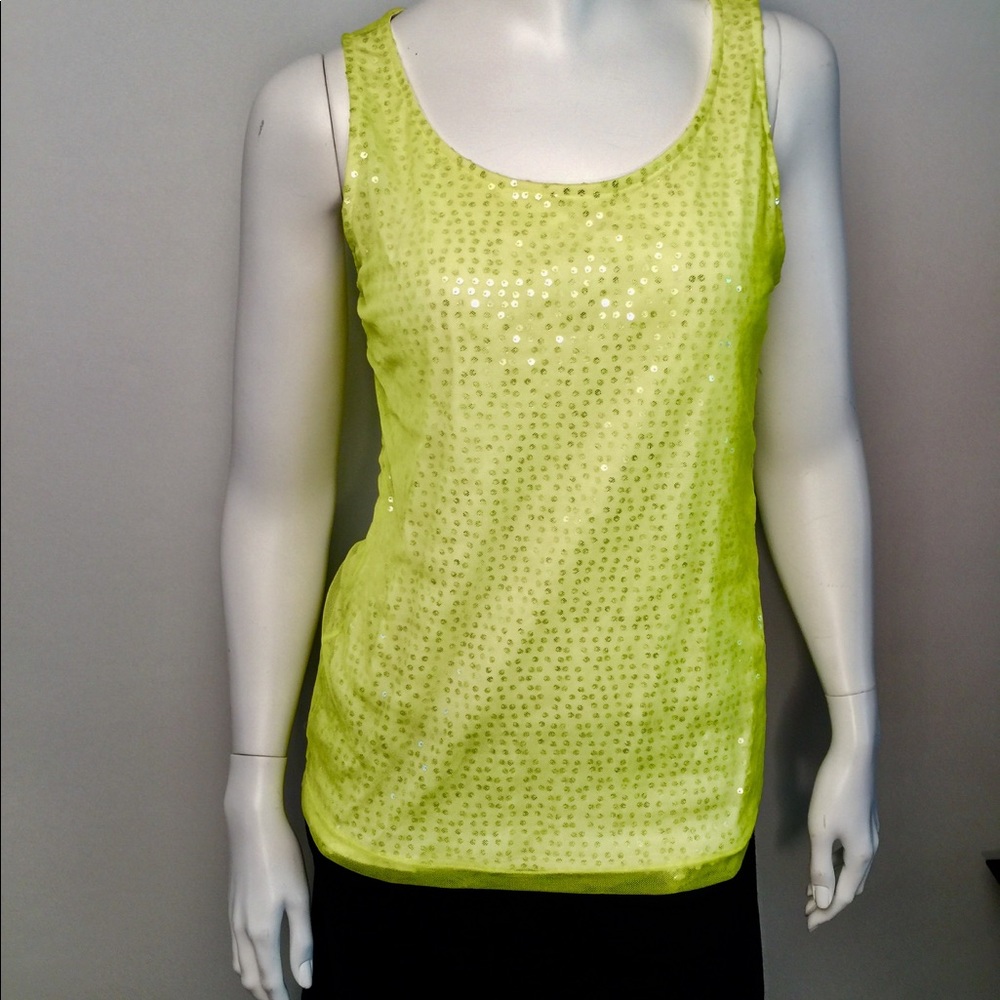 Dana Buchanan lime green yellow  Sz Xs