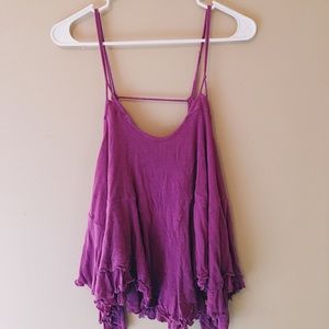 Free People Berry Slouchy Strappy Tank