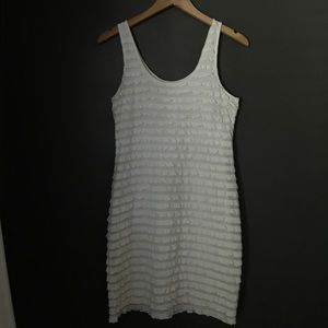 Forever 21 White Dress with Ruffles