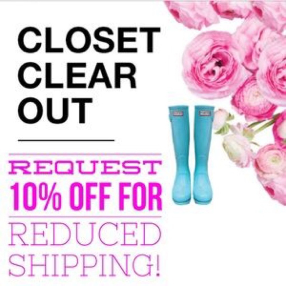 Get reduced shipping with Closet Clear Out