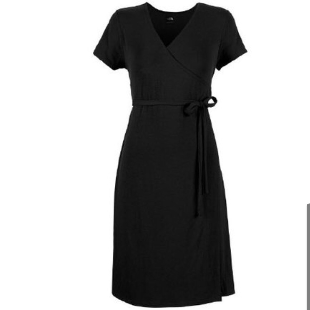 The North Face Natalya Black Wrap Dress