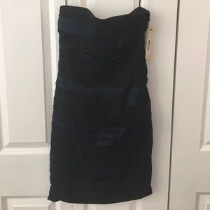 Alice + Olivia Black and Blue dress
