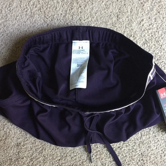 Under Armour play up shorts in dark purple. - Picture 3 of 7