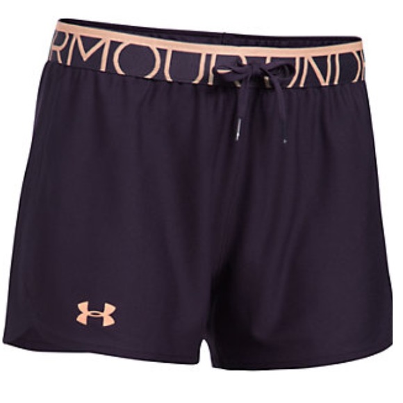 Under Armour play up shorts in dark purple. - Picture 5 of 7