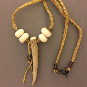 Twine & Twig inspired horn necklace