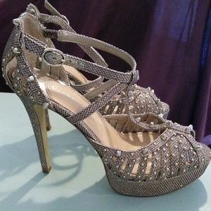 Gold Studded Stilettos