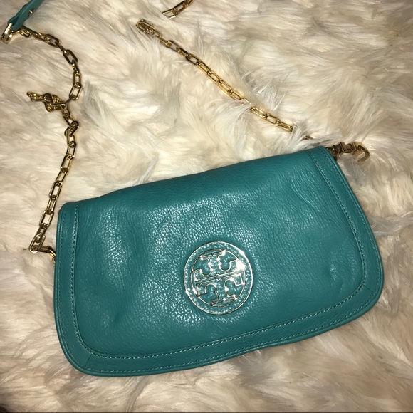 Tory burch turquoise bag - Picture 2 of 4