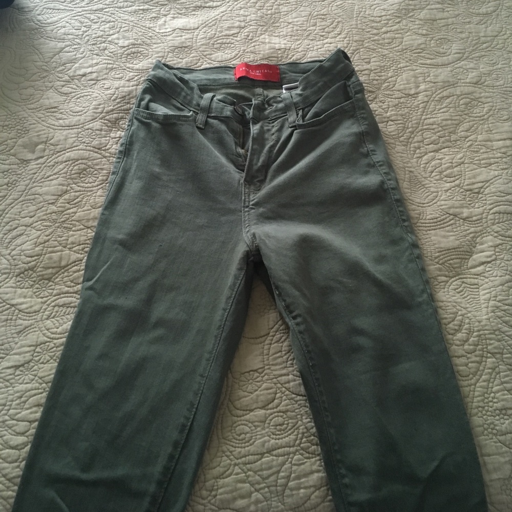 Army Green Akira Jeans