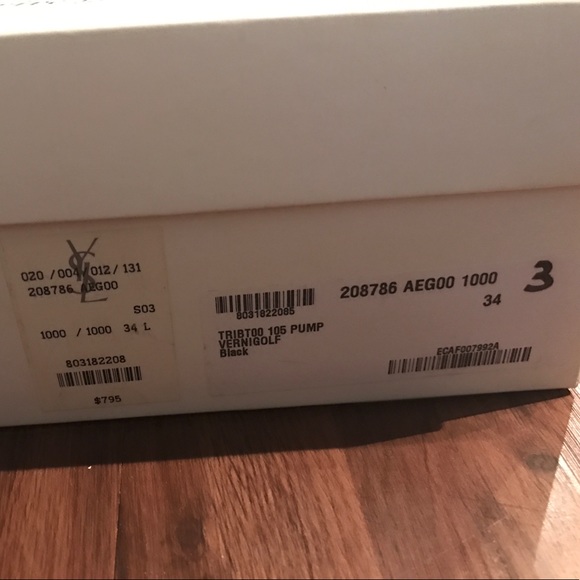 YSL Black Leather 105 Pump - Picture 5 of 5