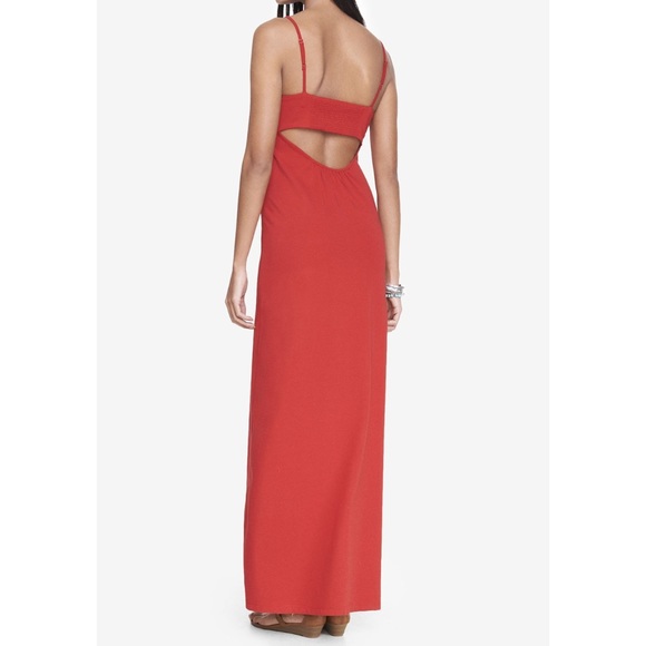 Express Dresses & Skirts - Express red open-back maxi dress