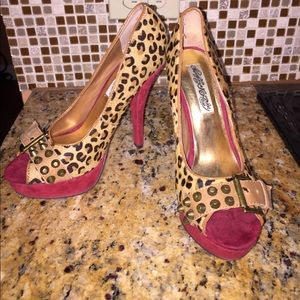 Naughty Monkey Leopard shoes