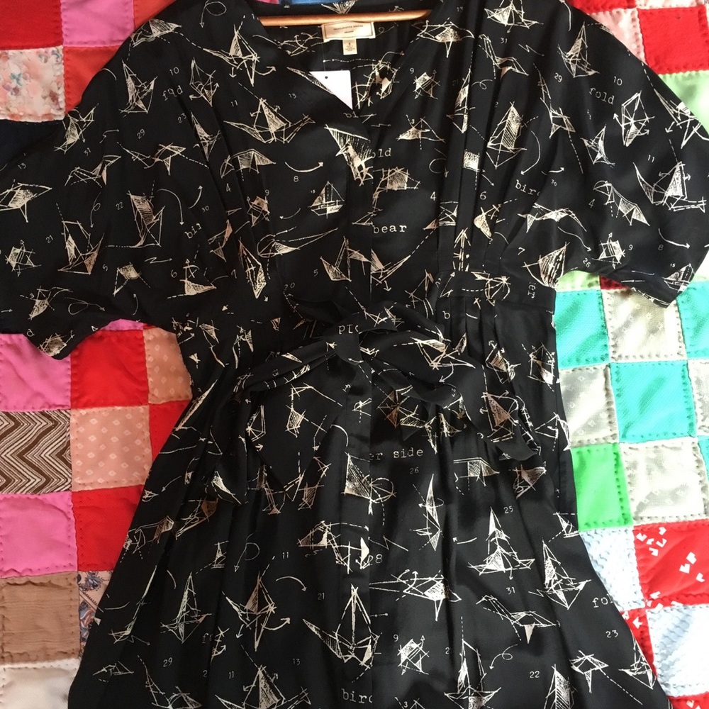 Moulinette Soeurs Origami Dress, size 8