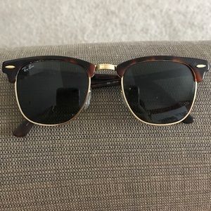 W Rayban Clubmaster sunglasses