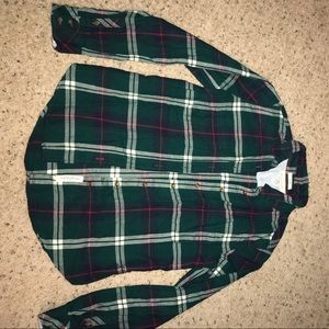 Plaid long sleeve shirt