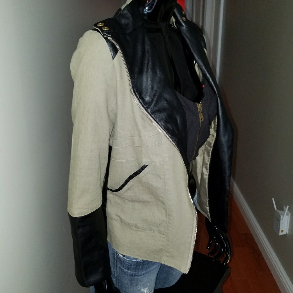 Green and black Jacket