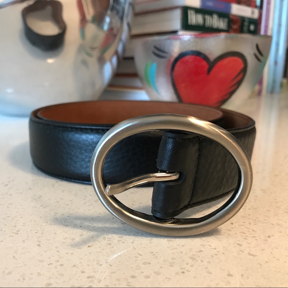 Cole Haan Grained Leather Belt