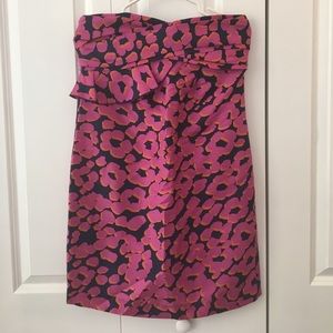 See By Chloe Floral Strapless Dress