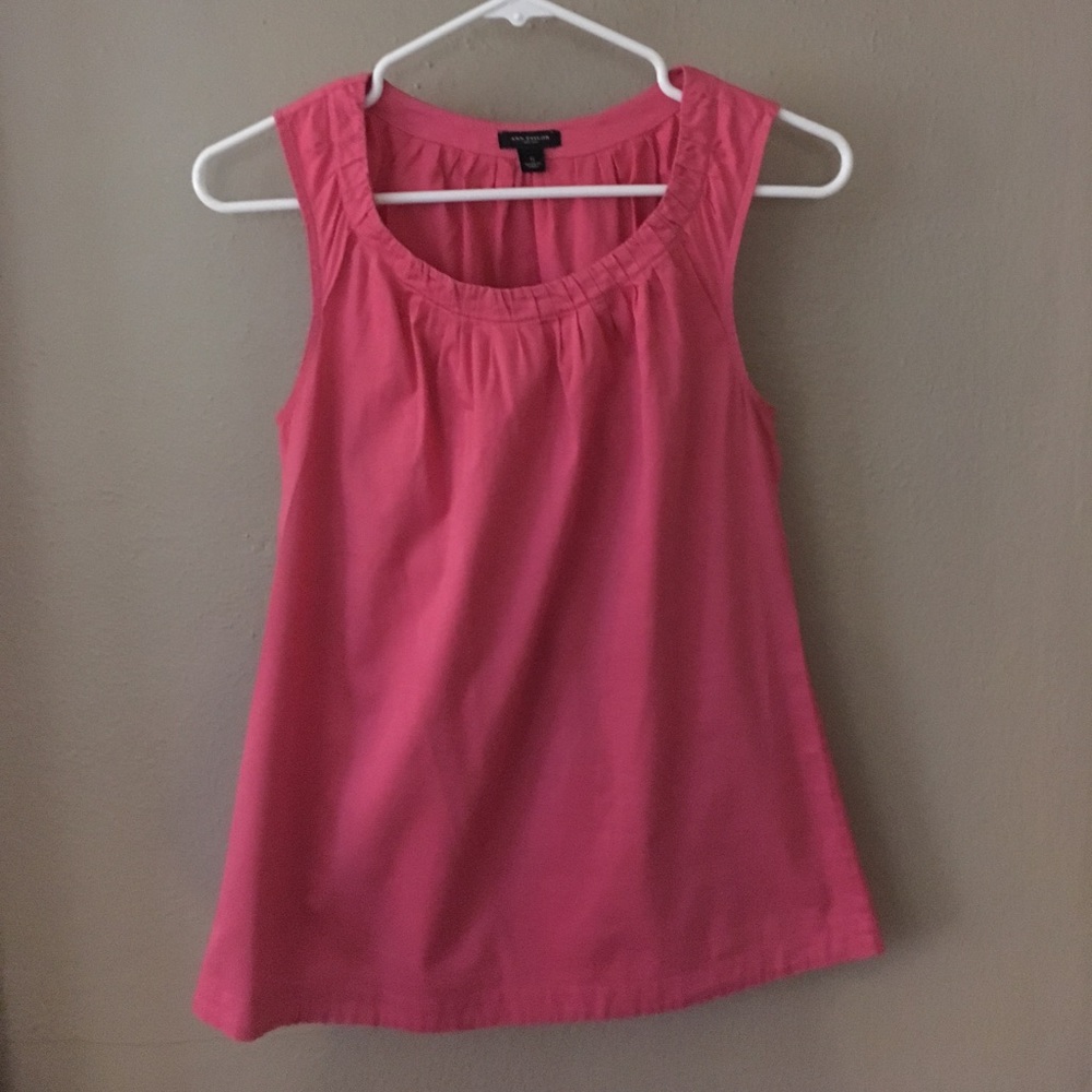 Pink Sleeveless Blouse