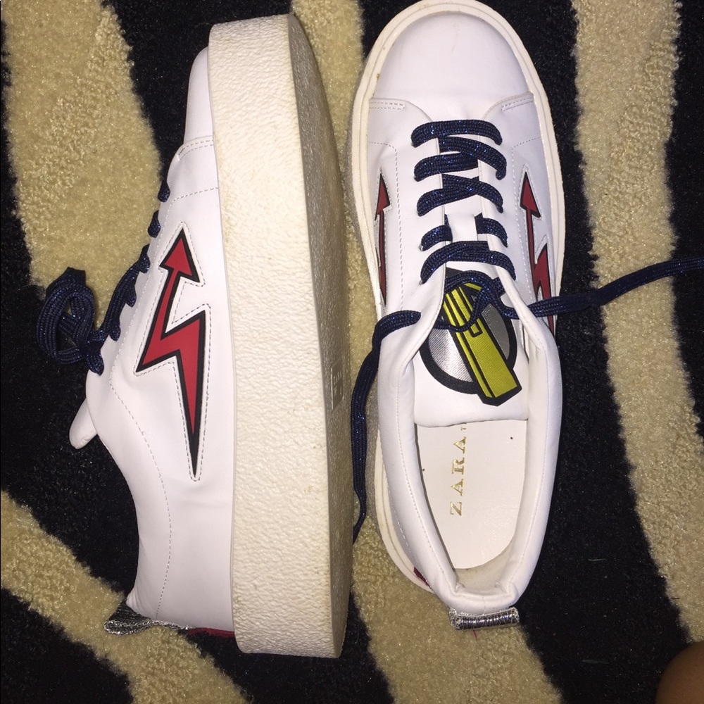 NWOT Zara platform sneakers