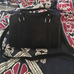 UO Black suede crossbody