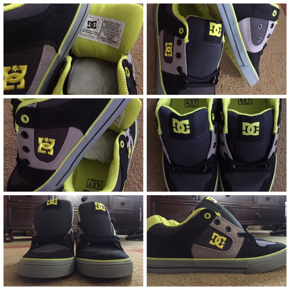 DC Shoe Co. USA, sz 4.5 youth