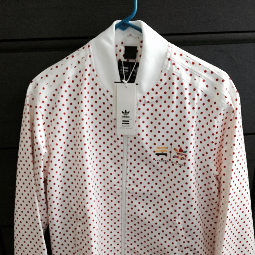 pharrell williams polka dot adidas jacket