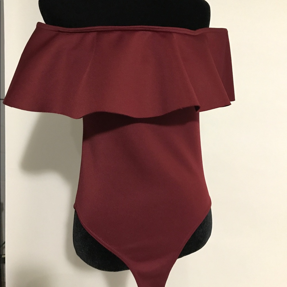 Missguided: "scuba Bardot bodysuit"